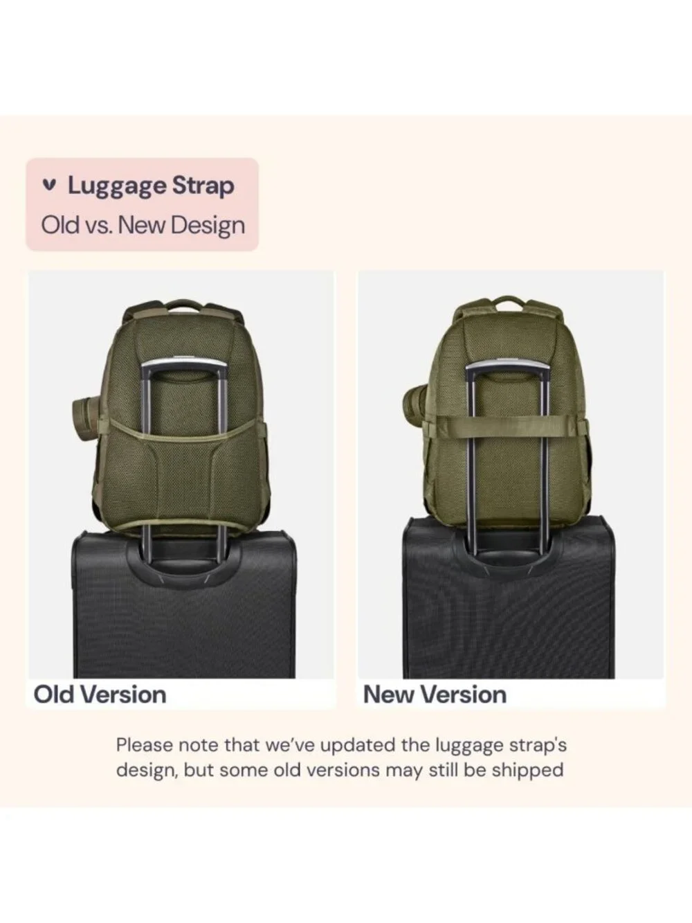Large Waterproof Diaper Bag Backpack with Changing Pad, Stroller Clips & Luggage